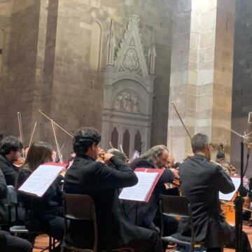 Epico concerto per Andrea Colombini e l’Orchestra Filarmonica di Lucca